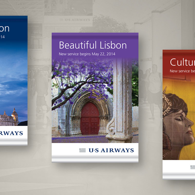 European Destinations Web & Print Campaigns - US Airways