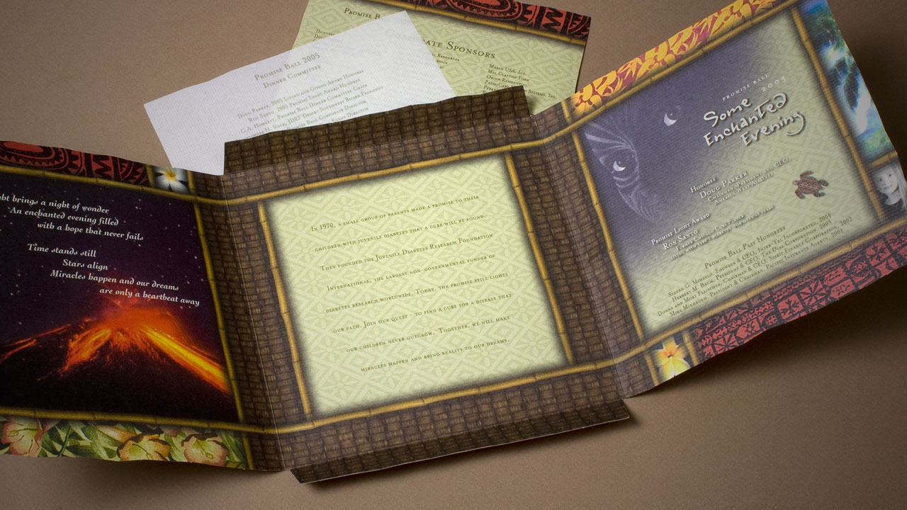 Fundraiser collateral